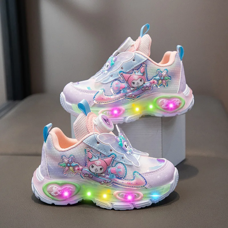 Sanrio Spring/Summer Swivel Button Casual Shoes hello kitty Girl Mesh Breathable Sneakers Melody sports Shoes Kids Running Shoes
Sanrio Spring/Summer Swivel Button Casual Shoes hello kitty Girl Mesh Breathable Sneakers Melody sports Shoes Kids Running Shoes