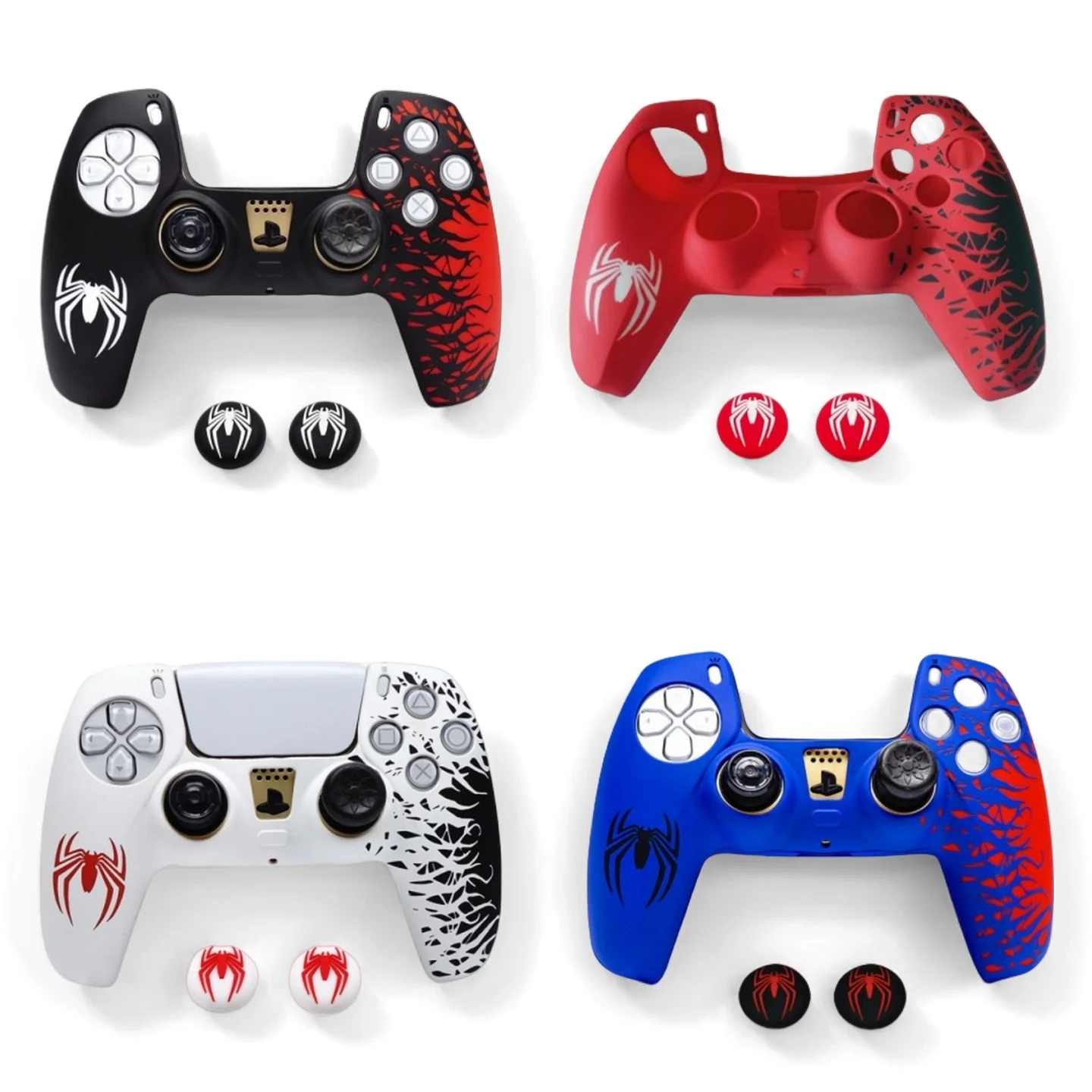 New Style Anti-slip Protective Cover Case For Playstation 5 PS5 Controller Gamepad Silicone Shell With Thumb Grip Stick Caps
New Style Anti-slip Protective Cover Case For Playstation 5 PS5 Controller Gamepad Silicone Shell With Thumb Grip Stick Caps