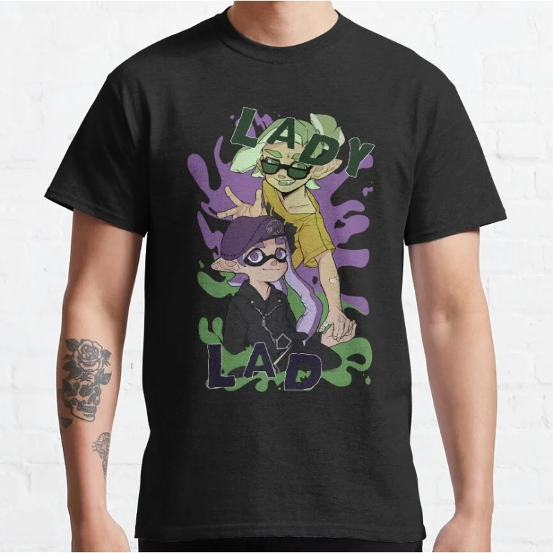 LadyLad Collection Cartoon Video game Splatoon Gift T-Shirt for gamer 100% Cotton y2k clothing Short-Sleeve Tee All Size Tops
LadyLad Collection Cartoon Video game Splatoon Gift T-Shirt for gamer 100% Cotton y2k clothing Short-Sleeve Tee All Size Tops