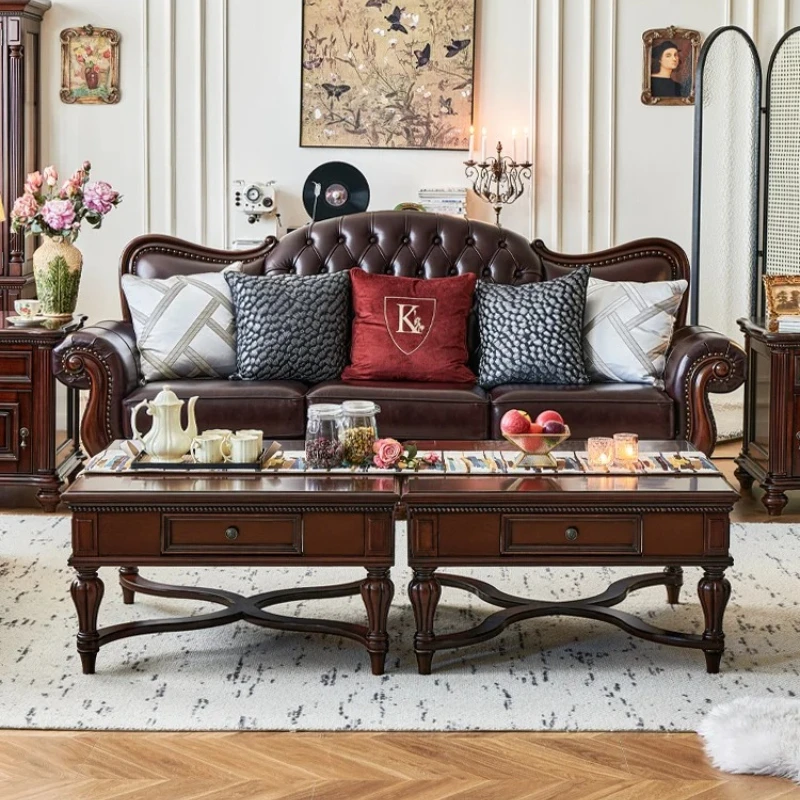 LTT solid wood coffee table full solid wood square living room coffee table TV cabinet combination
LTT solid wood coffee table full solid wood square living room coffee table TV cabinet combination