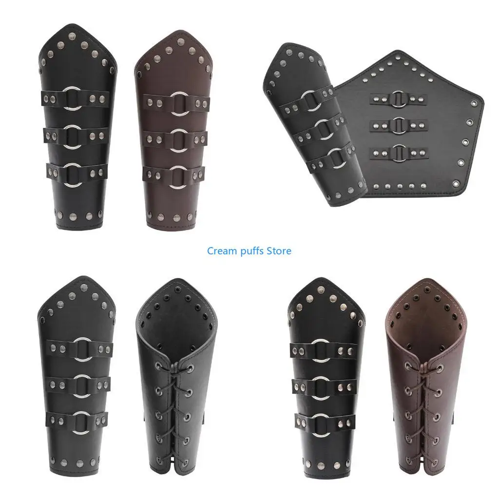 50LE Medieval Men Cosplay Arm Warmers Lace-up Vintage Pirate Knight Wristband Bracer Adjustable Accessories
50LE Medieval Men Cosplay Arm Warmers Lace-up Vintage Pirate Knight Wristband Bracer Adjustable Accessories