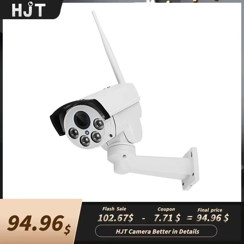 HJT 4K 8MP 5MP WIFI/4G Sim PTZ IP камеры Outdoor 5X 10X Optical Zoom Auto Focus Lens Metal Wireless CCTV Surveillance к
HJT 4K 8MP 5MP WIFI/4G Sim PTZ IP камеры Outdoor 5X 10X Optical Zoom Auto Focus Lens Metal Wireless CCTV Surveillance к