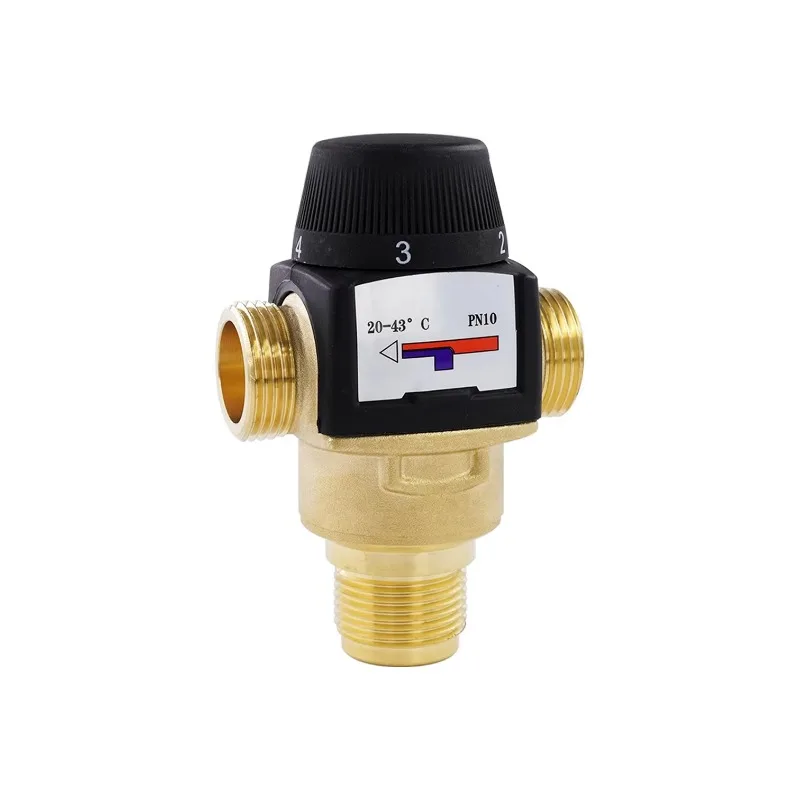 ZL-2544 Brass 1/2'' 3/4" 1'' 3 Way Boiler Thermostatic Mixing Floor Heating Blending Valve
ZL-2544 Brass 1/2'' 3/4" 1'' 3 Way Boiler Thermostatic Mixing Floor Heating Blending Valve