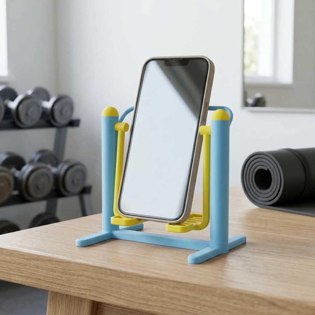 3D Printed Phone Stand Fitness Equipment Model Creative Desktop Decoration PLA Material for Smartphones and Tablets
3D Printed Phone Stand Fitness Equipment Model Creative Desktop Decoration PLA Material for Smartphones and Tablets