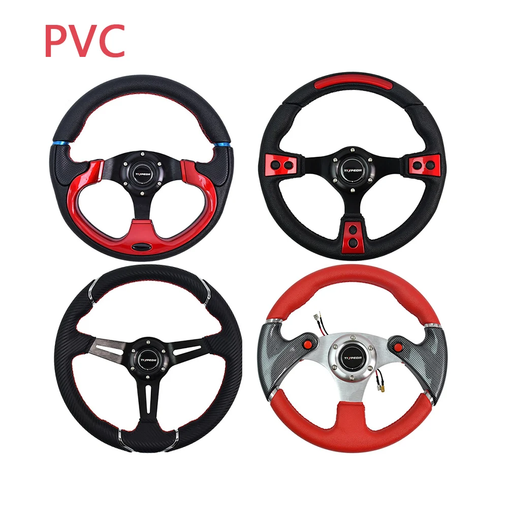 TIYPEOR Special Sale Universal Steering Wheel Red PVC Falt Drift Racing Steering Wheel for Multi Diameter
TIYPEOR Special Sale Universal Steering Wheel Red PVC Falt Drift Racing Steering Wheel for Multi Diameter