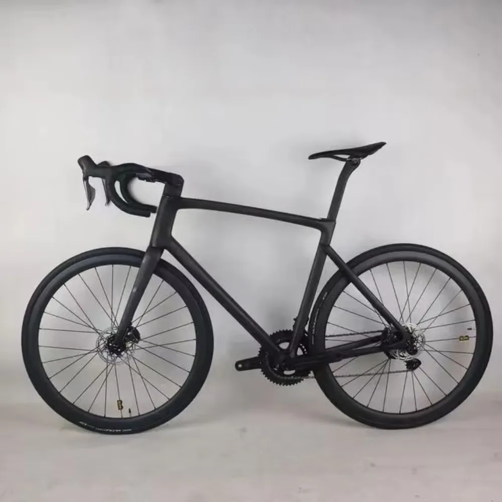 E-SL-700C*45C 2*12S R8170 Carbon Rim Shifter Hydraulic Disc Brake 24-Speed Road Bike with Carbon Fibre Fork
E-SL-700C*45C 2*12S R8170 Carbon Rim Shifter Hydraulic Disc Brake 24-Speed Road Bike with Carbon Fibre Fork