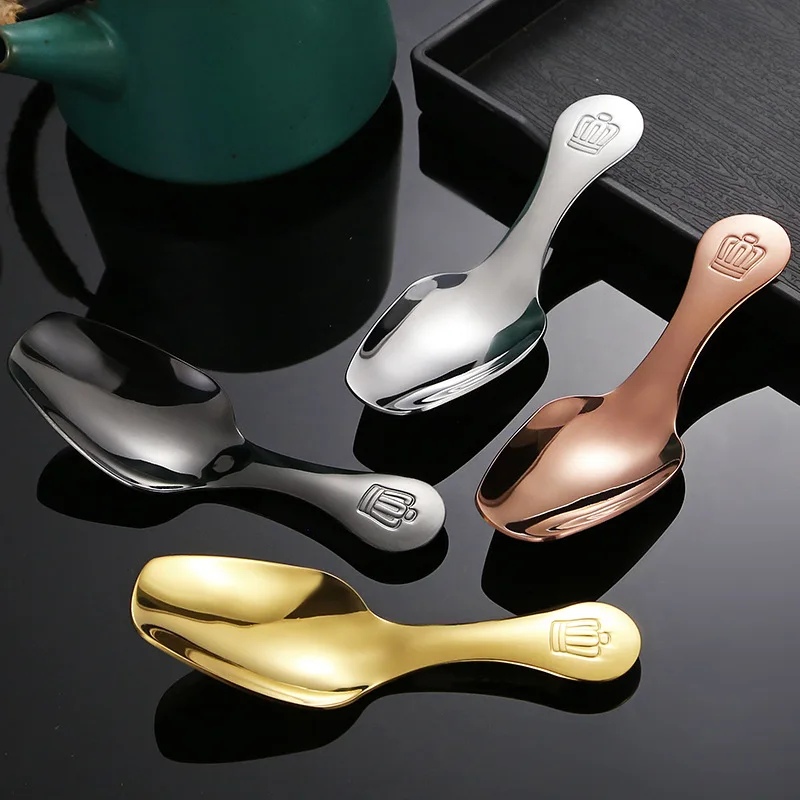304 Stainless Steel Tea Spoon Thickeneded Tea Shovel Creative Sugar Spoon Mini Coffee Measuring Spoon Dessert Small Spoon
304 Stainless Steel Tea Spoon Thickeneded Tea Shovel Creative Sugar Spoon Mini Coffee Measuring Spoon Dessert Small Spoon
