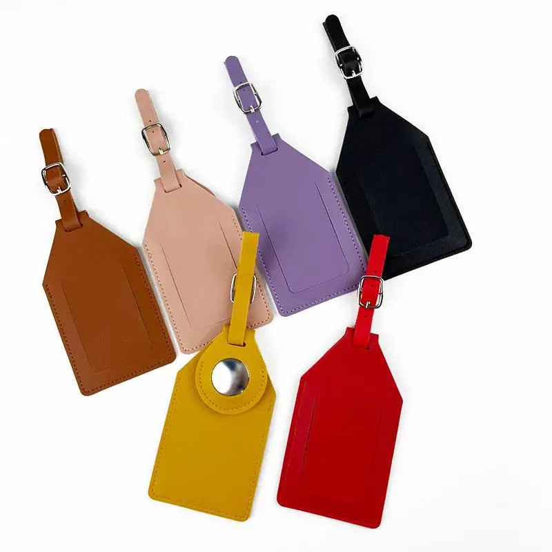 PU Leather Luggage Tag Label Bag Pendant Handbag Portable Air-tag Bag Travel Suitcase Label Accessories Name ID Address Tags
PU Leather Luggage Tag Label Bag Pendant Handbag Portable Air-tag Bag Travel Suitcase Label Accessories Name ID Address Tags