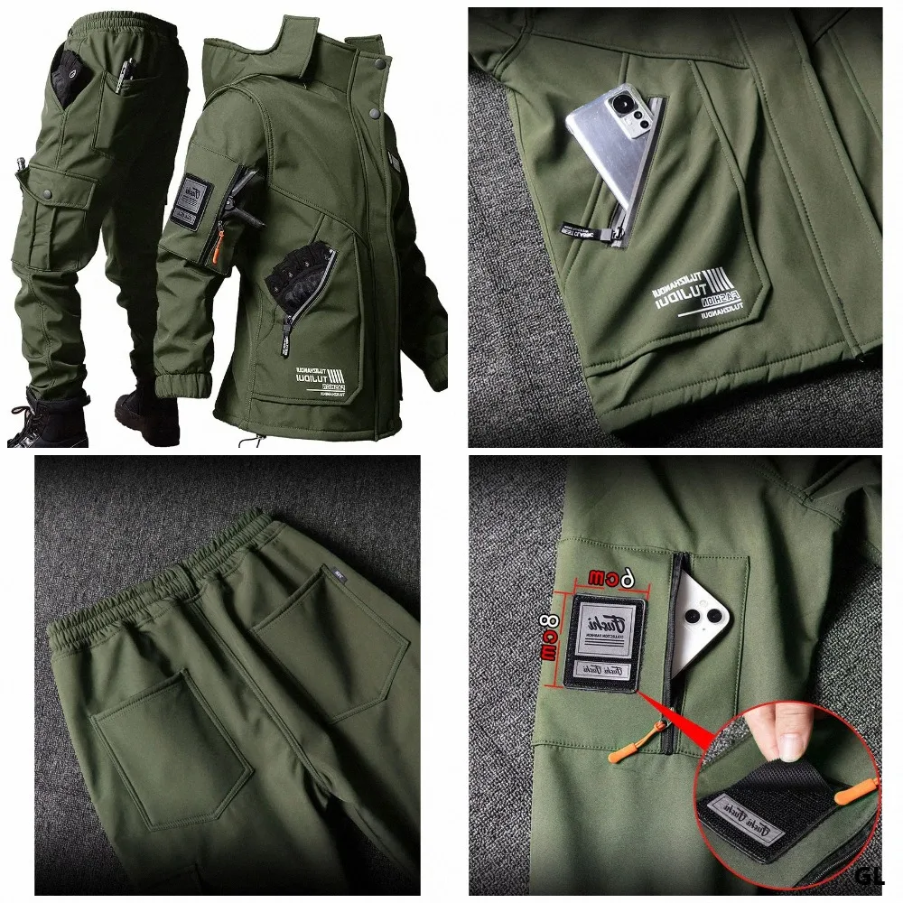 Unisex Winter Thick Cotton Thermal Jacket Set Windproof Waterproof Warm Coldproof Outdoor Cycling Working Wind Coat
Unisex Winter Thick Cotton Thermal Jacket Set Windproof Waterproof Warm Coldproof Outdoor Cycling Working Wind Coat