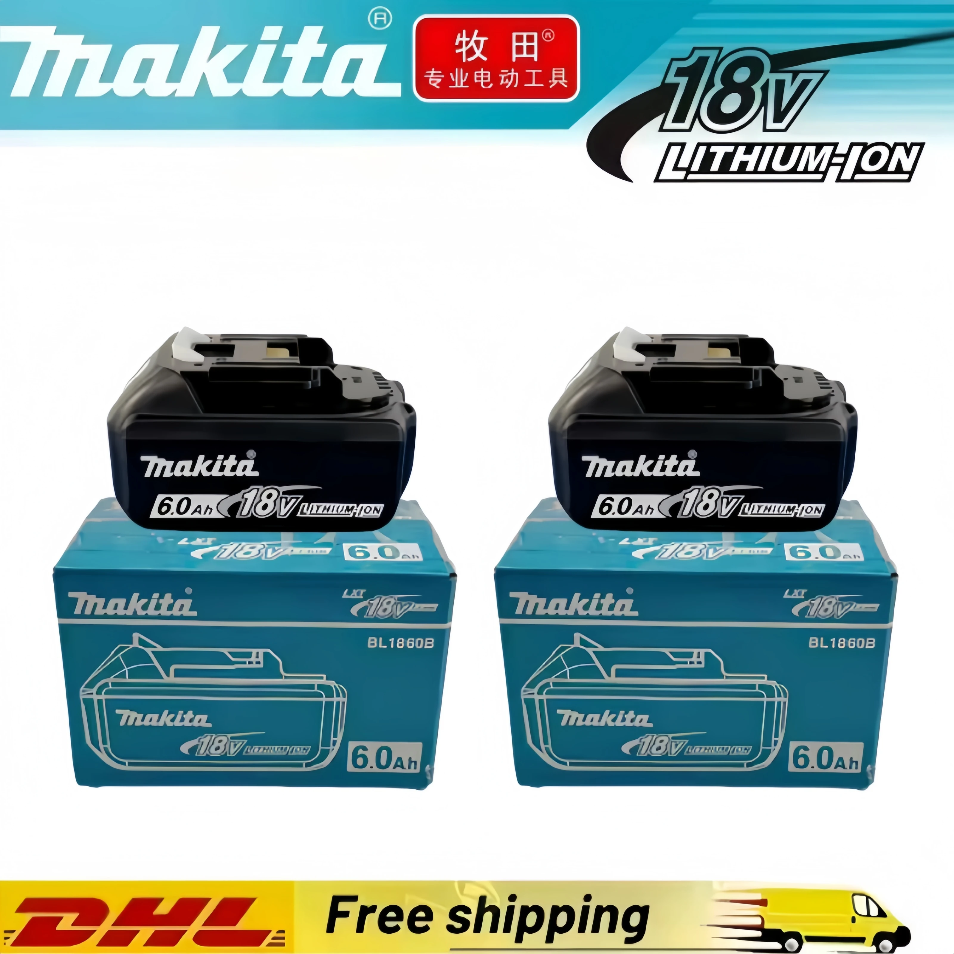 100% genuineMakita 18V 6.0Ah battery, Makita DTW700 DHW180 DGH181 DTD173 DAS180 DDF487 DTW285 TW004G power tools battery to
100% genuineMakita 18V 6.0Ah battery, Makita DTW700 DHW180 DGH181 DTD173 DAS180 DDF487 DTW285 TW004G power tools battery to