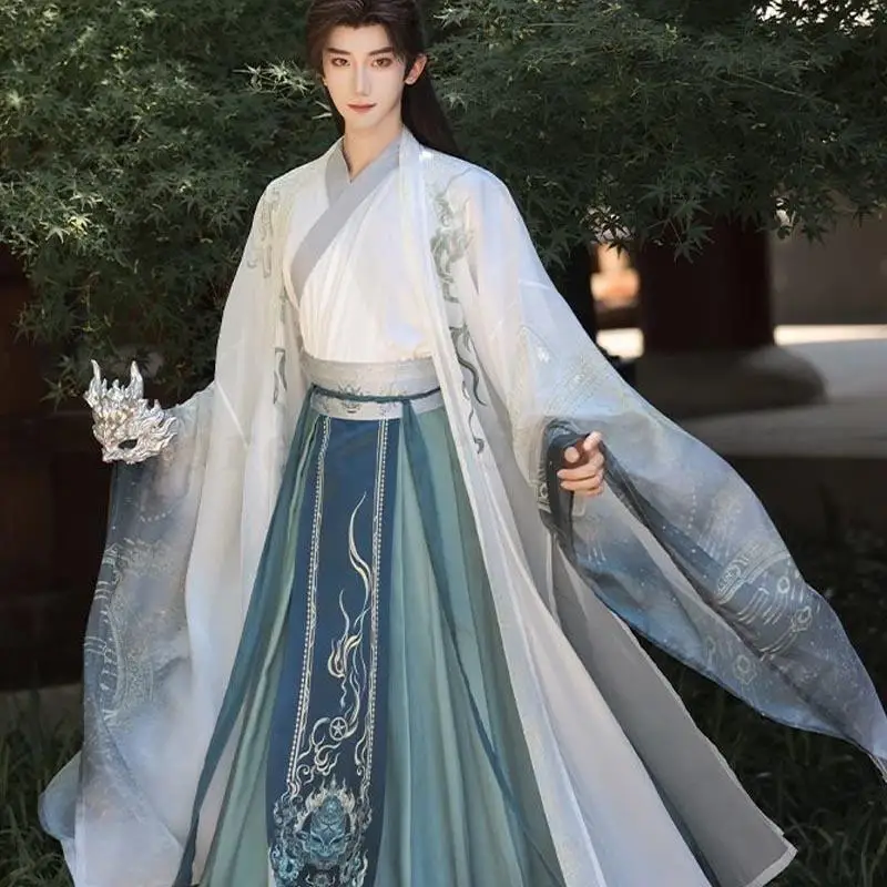 Men Women Traditional Cross Collar Costume Chinese Weijin Clothing Dancewear 2026 Original Ancient Song Dynasty Hanfu Dress Set
Men Women Traditional Cross Collar Costume Chinese Weijin Clothing Dancewear 2026 Original Ancient Song Dynasty Hanfu Dress Set