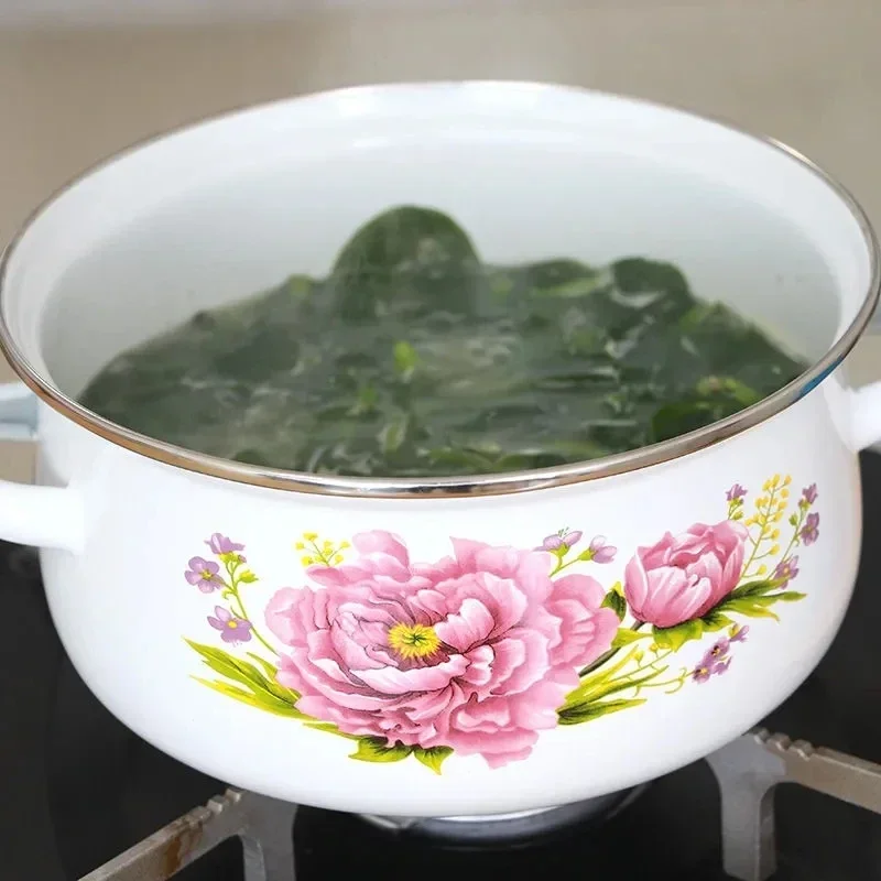 Enamel Pot Household Double Ear Soup Pot Enamel Pot Casserole Induction Cooker Gas Stove
Enamel Pot Household Double Ear Soup Pot Enamel Pot Casserole Induction Cooker Gas Stove