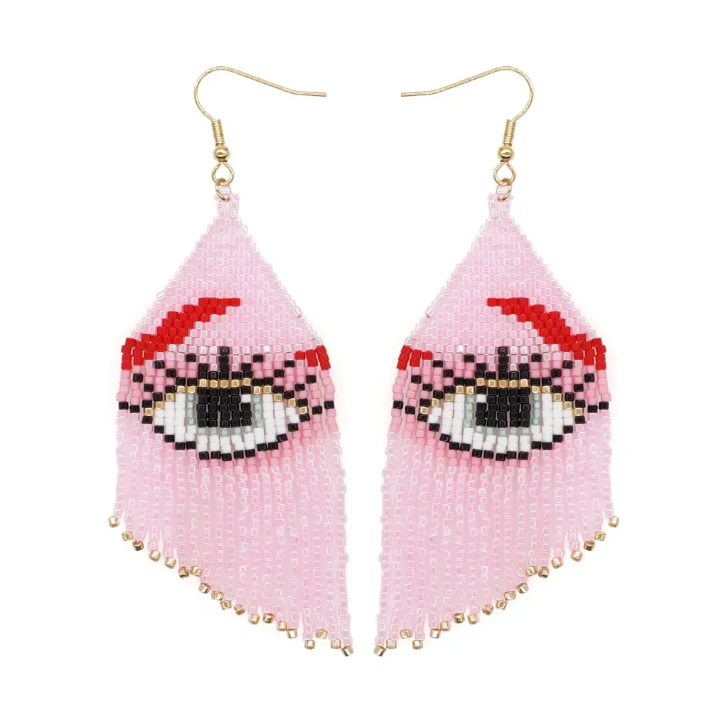 Fringe Earrings Hand knitting Bohemia Beading Simple Eye Fashion Alloy Female Design Originality Tassels Rice Bead Earrings
Fringe Earrings Hand knitting Bohemia Beading Simple Eye Fashion Alloy Female Design Originality Tassels Rice Bead Earrings