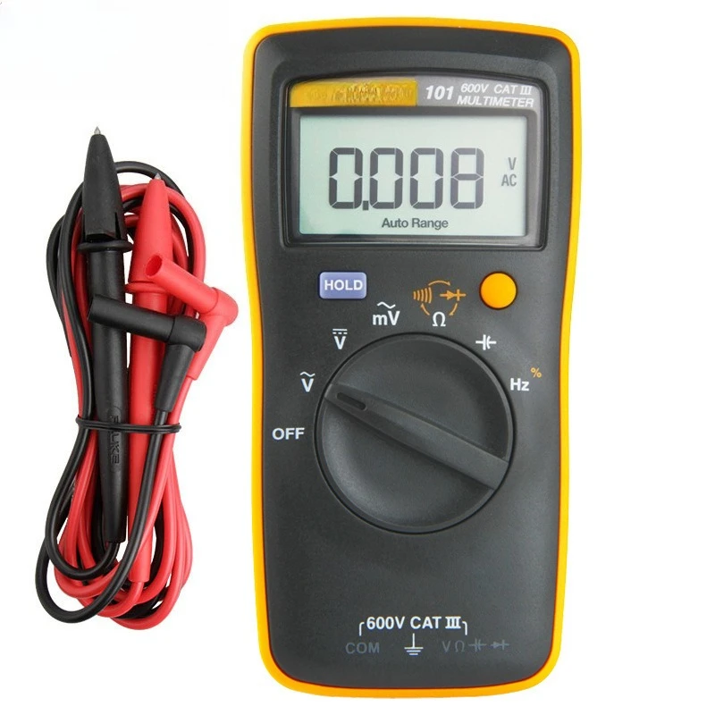 Multimeter F101KIT digital display multimeter F107 convenient handheld digital multimeter
Multimeter F101KIT digital display multimeter F107 convenient handheld digital multimeter