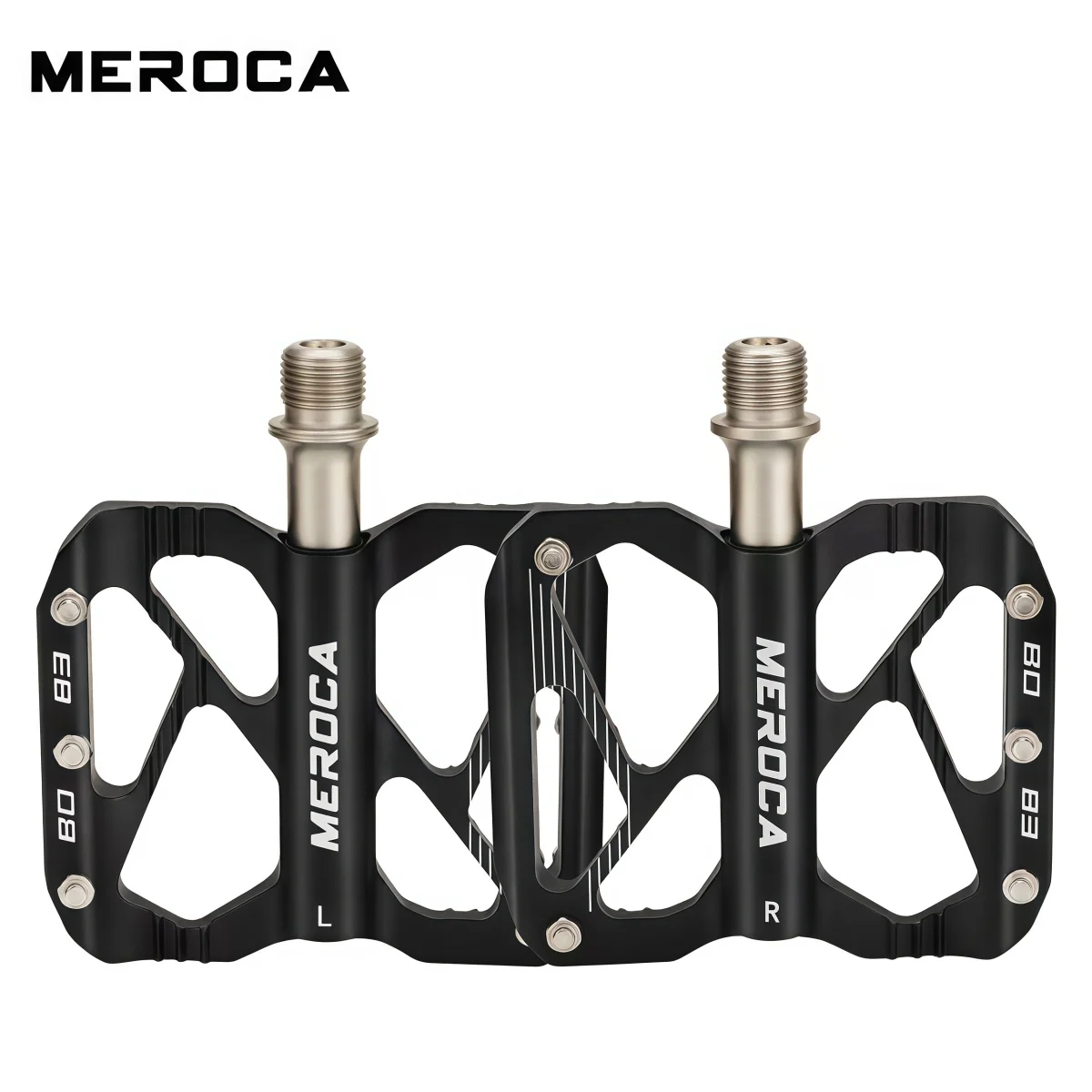 MEROCA High-Performance 3-Bearing CNC Machined Aluminum Alloy Bicycle Pedals For MTB & Folding Bike ( 14mm Thread Black )
MEROCA High-Performance 3-Bearing CNC Machined Aluminum Alloy Bicycle Pedals For MTB & Folding Bike ( 14mm Thread Black )