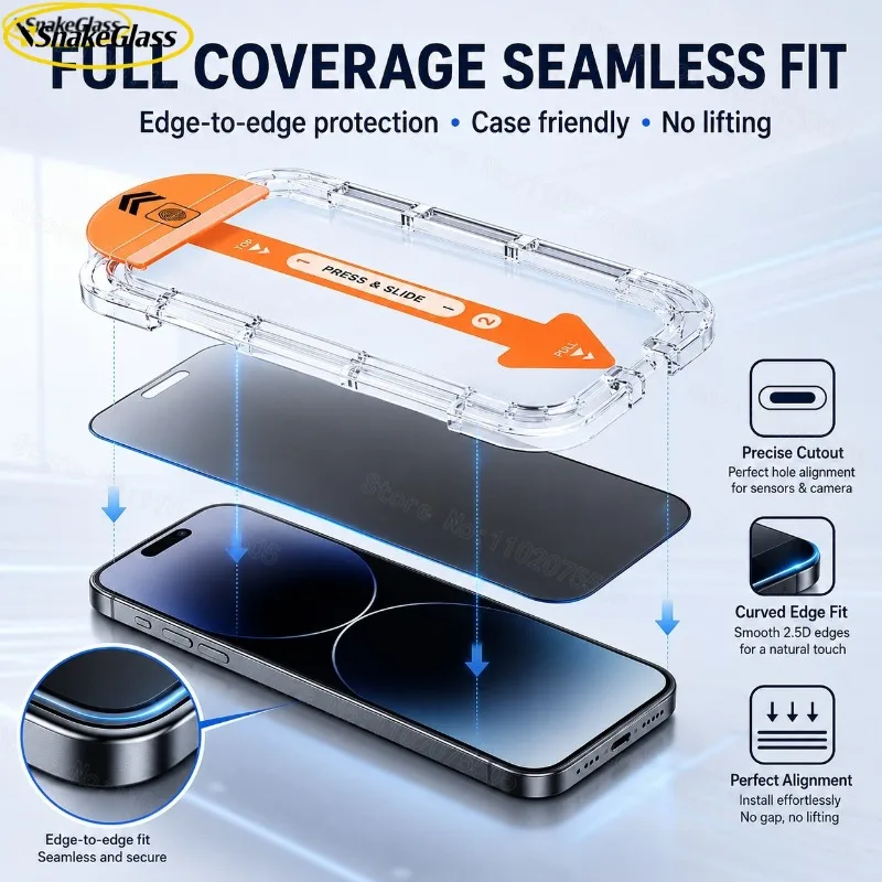 3PCS Anti-Peeping Tempered Film for IPhone17 Pro 16 15 14 ProMax 17E Air 14 15 16Plus 12 13Mini 11 XS Privacy Anti-Scratch Glass
3PCS Anti-Peeping Tempered Film for IPhone17 Pro 16 15 14 ProMax 17E Air 14 15 16Plus 12 13Mini 11 XS Privacy Anti-Scratch Glass