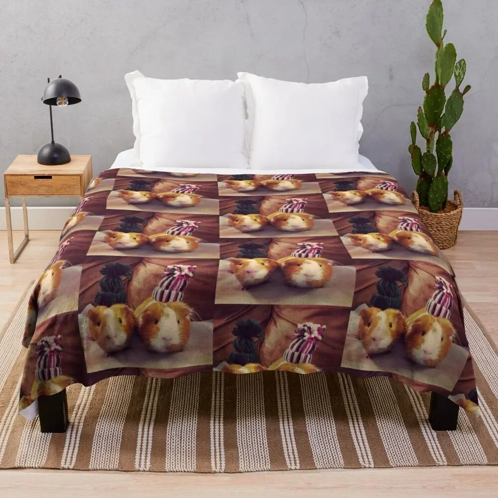 Guinea pigs with tuques Throw Blanket Fade Resistant Durable Throw Blanket
Guinea pigs with tuques Throw Blanket Fade Resistant Durable Throw Blanket