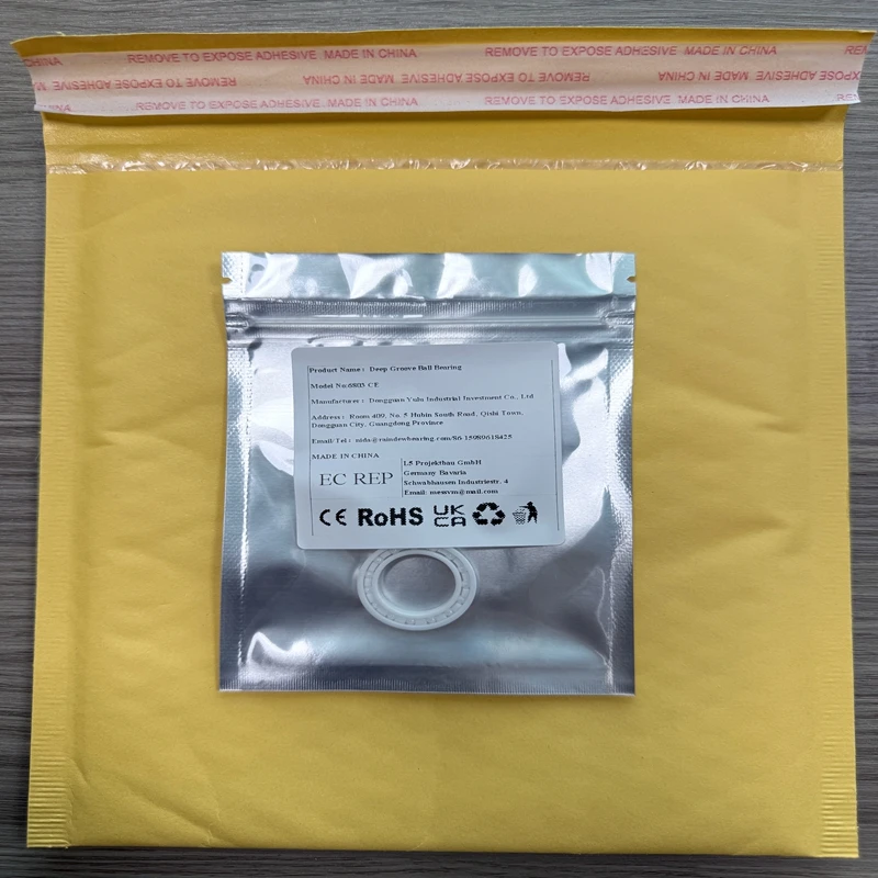 5PCS 6803CE 17X26X5 mm Ceramic Bearing ABEC-9 Full Ceramic Bearing Zirconia ball bearing for Bicycle
5PCS 6803CE 17X26X5 mm Ceramic Bearing ABEC-9 Full Ceramic Bearing Zirconia ball bearing for Bicycle