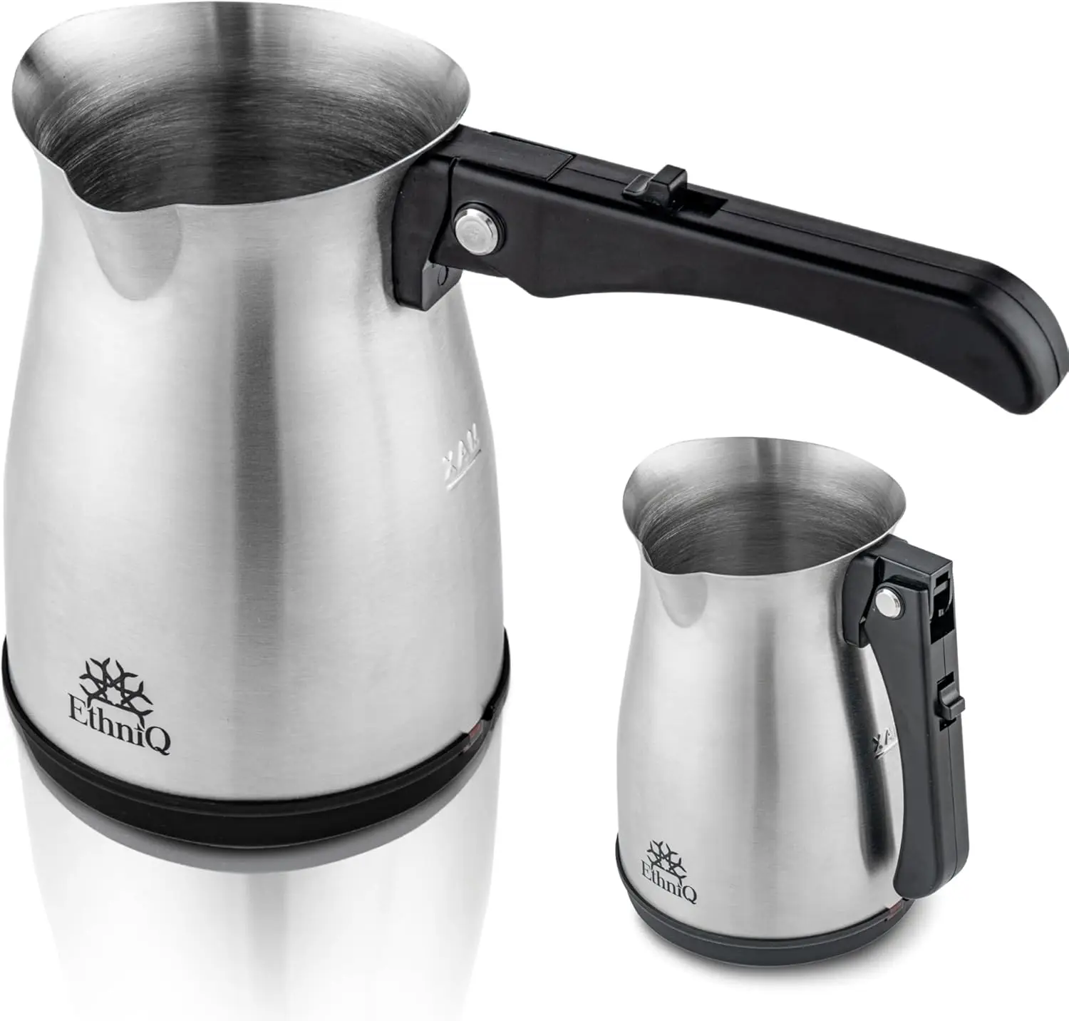 Turkish Coffee Pot - Stainless Steel, 120V, 1 to 4 Cup Capacity, Fast Brewing, Delicious Cup of Turkish, Arabic & Greek Coffe
Turkish Coffee Pot - Stainless Steel, 120V, 1 to 4 Cup Capacity, Fast Brewing, Delicious Cup of Turkish, Arabic & Greek Coffe