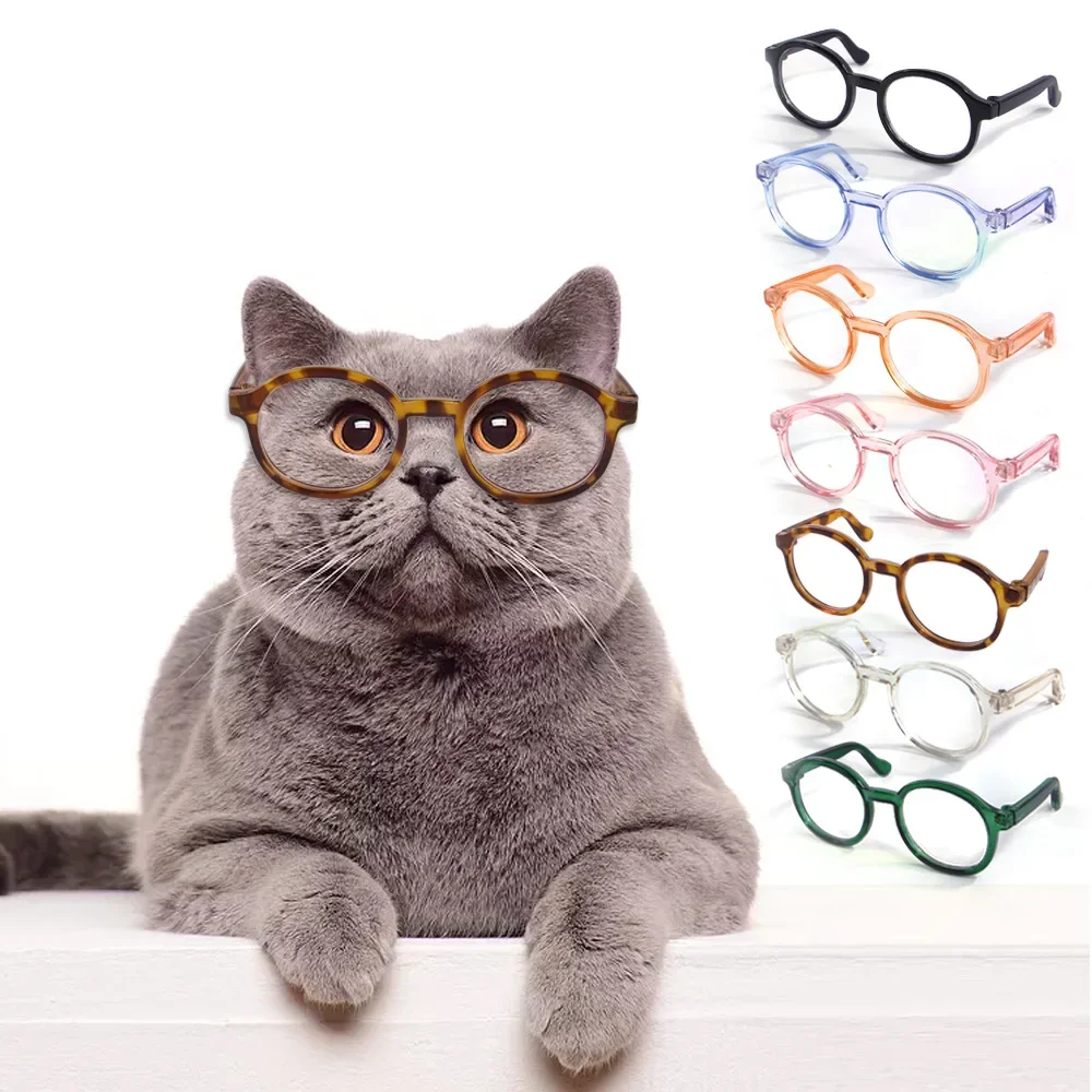 50PC/Lot Plastic Transparent Cat Glasses Pet Glasses Dog Accessories for Small Dogs Eye-wear Pet Photos Props
50PC/Lot Plastic Transparent Cat Glasses Pet Glasses Dog Accessories for Small Dogs Eye-wear Pet Photos Props