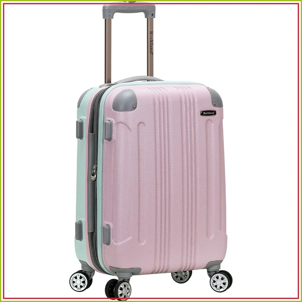 Lightweight 20" Carry-On Luggage with Spinner Wheels, ABS Hard Shell, Mint
Lightweight 20" Carry-On Luggage with Spinner Wheels, ABS Hard Shell, Mint