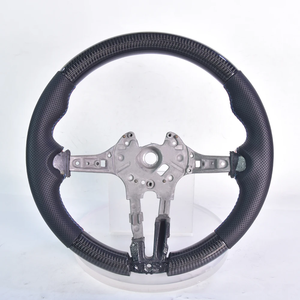 Breathable Grip Perforated Leather Carbon Fiber Steering Wheel For BMW F10 F30 M3 M4 M5 M6
Breathable Grip Perforated Leather Carbon Fiber Steering Wheel For BMW F10 F30 M3 M4 M5 M6