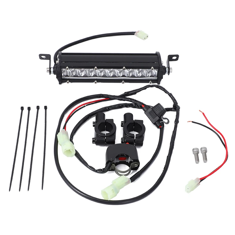 Motorcycle Universal LED Headlight Lights Bar with Switch for Yamaha TTR110 Honda CRF110 Kawasiki KLX110 Dirt Bike Accessories
Motorcycle Universal LED Headlight Lights Bar with Switch for Yamaha TTR110 Honda CRF110 Kawasiki KLX110 Dirt Bike Accessories