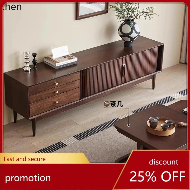 HXL TV Cabinet Floor-standing Solid Wood Light Luxury Living Room Low Cabinet Vintage Cherry Wood Floor Cabinet 
HXL TV Cabinet Floor-standing Solid Wood Light Luxury Living Room Low Cabinet Vintage Cherry Wood Floor Cabinet