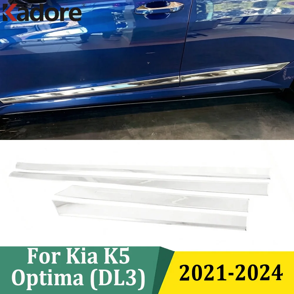 For KIA K5 Optima (DL3) 2021 2022 2023 2024 ABS Chrome Side Door Body Molding Line Cover Trim Car Protector Exterior Accessories
For KIA K5 Optima (DL3) 2021 2022 2023 2024 ABS Chrome Side Door Body Molding Line Cover Trim Car Protector Exterior Accessories