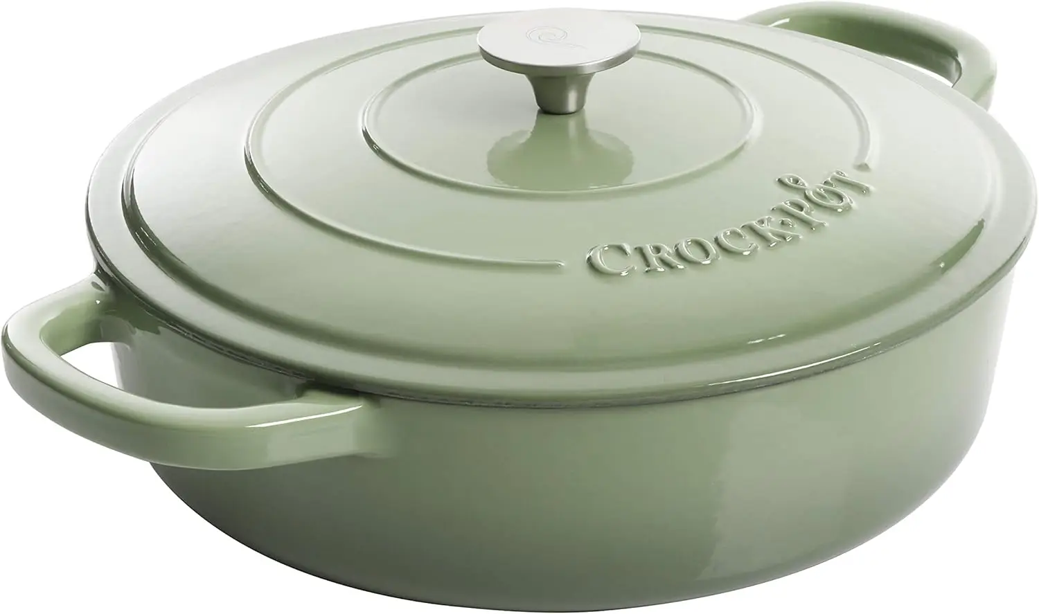 5-Quart Pistachio Enameled Cast Iron Braiser with Lid, Durable Cookware for Oven & Stovetop
5-Quart Pistachio Enameled Cast Iron Braiser with Lid, Durable Cookware for Oven & Stovetop