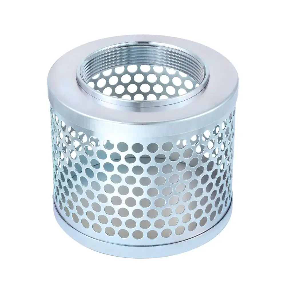 Steel Plated Round Hole Suction Strainer Reduces Solids Entering NPT Thread Hose Water Pump Inlet Strainer Convenient
Steel Plated Round Hole Suction Strainer Reduces Solids Entering NPT Thread Hose Water Pump Inlet Strainer Convenient
