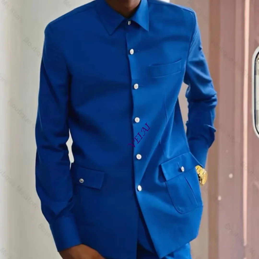 CustomizedRoyal Blue Slim Single Breasted Men Suit Two Pieces(Jacket+Pants) Outfits Casual Party Prom Wedding Set
CustomizedRoyal Blue Slim Single Breasted Men Suit Two Pieces(Jacket+Pants) Outfits Casual Party Prom Wedding Set