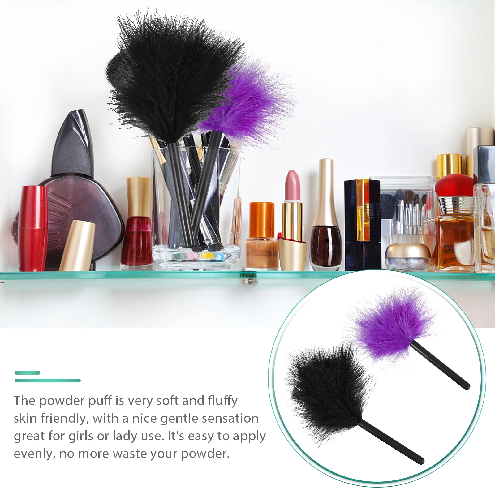 2pcs Powder Puff Loose Body Facial Makeup Loose Powder Puff for Even Application Washable Long Lasting
2pcs Powder Puff Loose Body Facial Makeup Loose Powder Puff for Even Application Washable Long Lasting