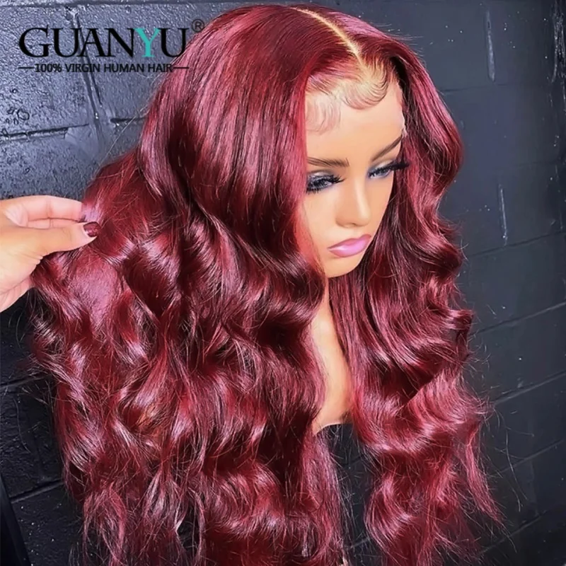 Burgundy Lace Front Human Hair Wigs Pre Plucked 99J Red Colored Lace Frontal Wigs Body Wave Remy VietnamHuman Hair Wig For Women
Burgundy Lace Front Human Hair Wigs Pre Plucked 99J Red Colored Lace Frontal Wigs Body Wave Remy VietnamHuman Hair Wig For Women