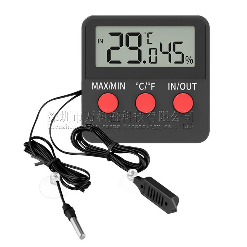 50pcs Digital Thermohygrometer Electronic Thermohygrometer Dth-74 for Egg Incubation in Reptile Pet Greenhouse
50pcs Digital Thermohygrometer Electronic Thermohygrometer Dth-74 for Egg Incubation in Reptile Pet Greenhouse