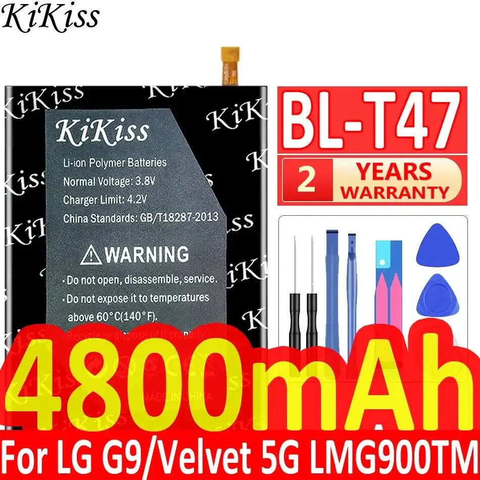 High-Capacity Mobile Phone Battery Good Low-Temperature Performance 4800mAh For LG Velvet 5G LMG900TM BL-T47
High-Capacity Mobile Phone Battery Good Low-Temperature Performance 4800mAh For LG Velvet 5G LMG900TM BL-T47