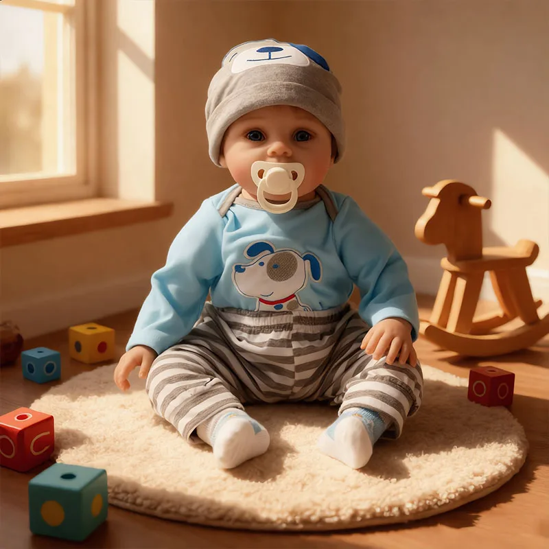 Reborn Dolls - 22 Inch 55cm Soft Silicone Vinyl Reborn Baby Dolls Handmade Realistic Soft Cloth Body Reborn Doll Real Life
Reborn Dolls - 22 Inch 55cm Soft Silicone Vinyl Reborn Baby Dolls Handmade Realistic Soft Cloth Body Reborn Doll Real Life