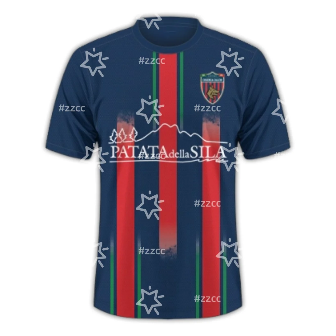 25-26 Cosenza Calcio home football jersey match training kit Summer Sports Men's T-Shirt Kid's Clothes Woman Surfing T-shirt
25-26 Cosenza Calcio home football jersey match training kit Summer Sports Men's T-Shirt Kid's Clothes Woman Surfing T-shirt 