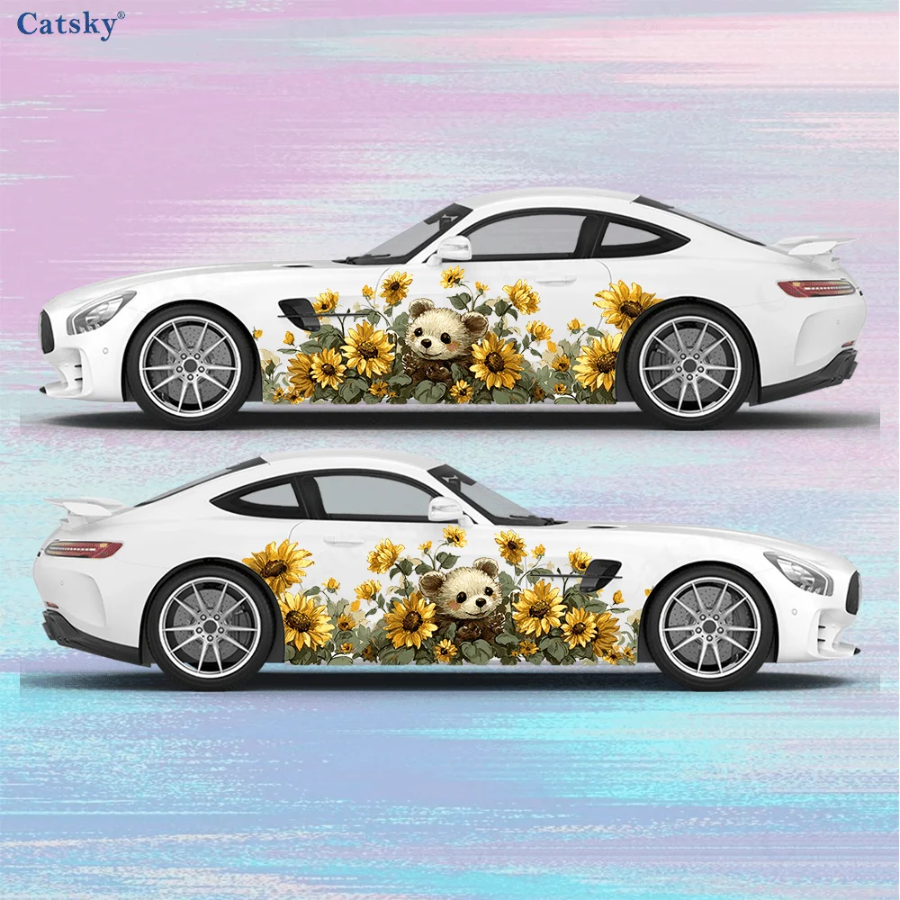 Sunflower Animal Car Side Wraps, Self-Adhesive PVC Waterproof & Scratch-Resistant Stickers, Car Accessory Gift
Sunflower Animal Car Side Wraps, Self-Adhesive PVC Waterproof & Scratch-Resistant Stickers, Car Accessory Gift