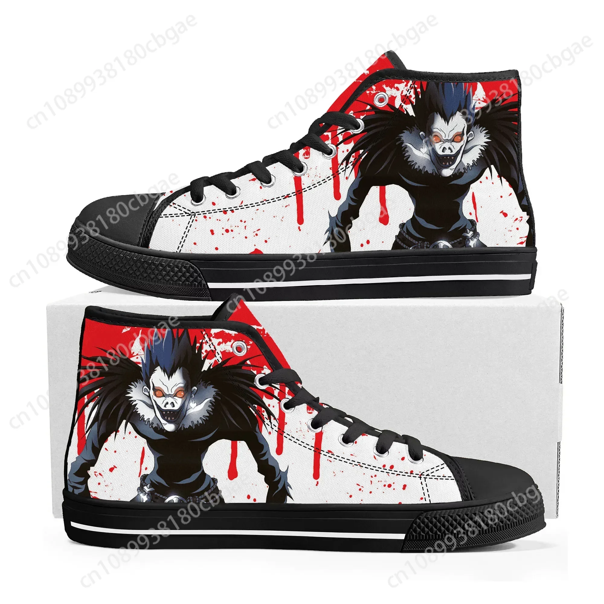 Demon Ryuk Horror Death Note High Top Sneakers High Quality Mens Womens Teenager Canvas Sneaker Casual Couple Shoes Custom Shoe
Demon Ryuk Horror Death Note High Top Sneakers High Quality Mens Womens Teenager Canvas Sneaker Casual Couple Shoes Custom Shoe