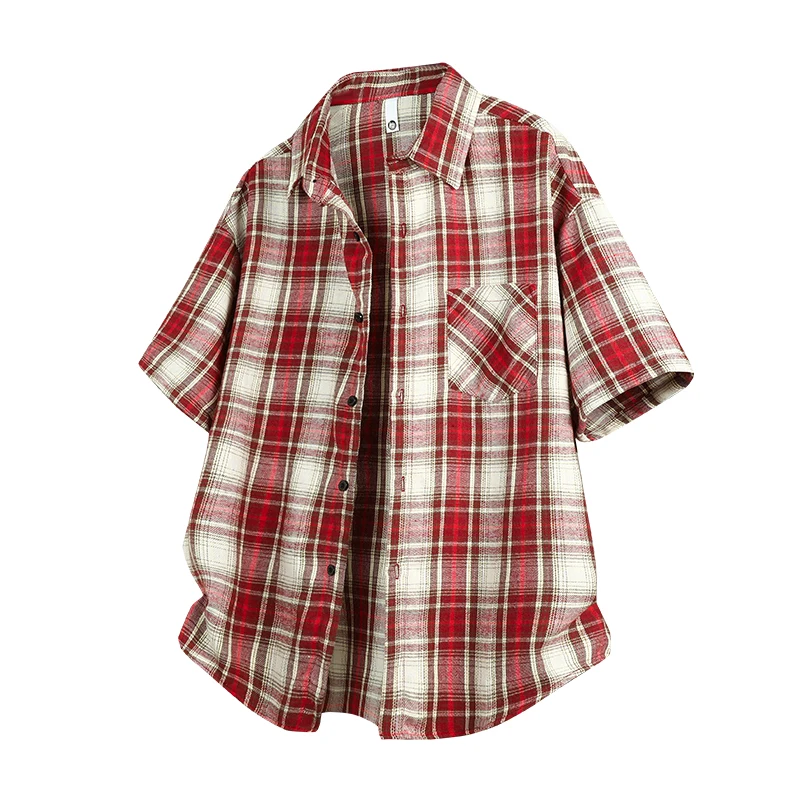 Fashion 2025 Summer Clothes Plaid Brand Shirts For Mens Short Sleeves Casual Blouse Oversize 4XL 5XL
Fashion 2025 Summer Clothes Plaid Brand Shirts For Mens Short Sleeves Casual Blouse Oversize 4XL 5XL