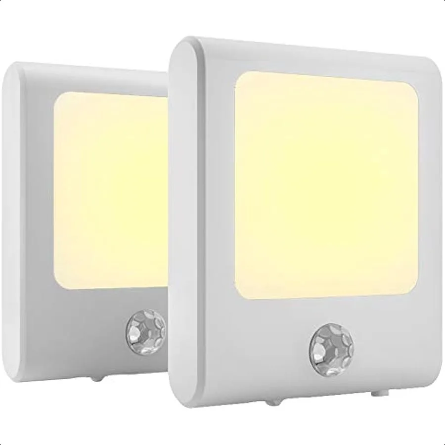 Plug in Motion Sensor Lights with Adjustable BrightnessWarm White Motion Activated Led Night Light for Hallway Stair Corridor K
Plug in Motion Sensor Lights with Adjustable BrightnessWarm White Motion Activated Led Night Light for Hallway Stair Corridor K