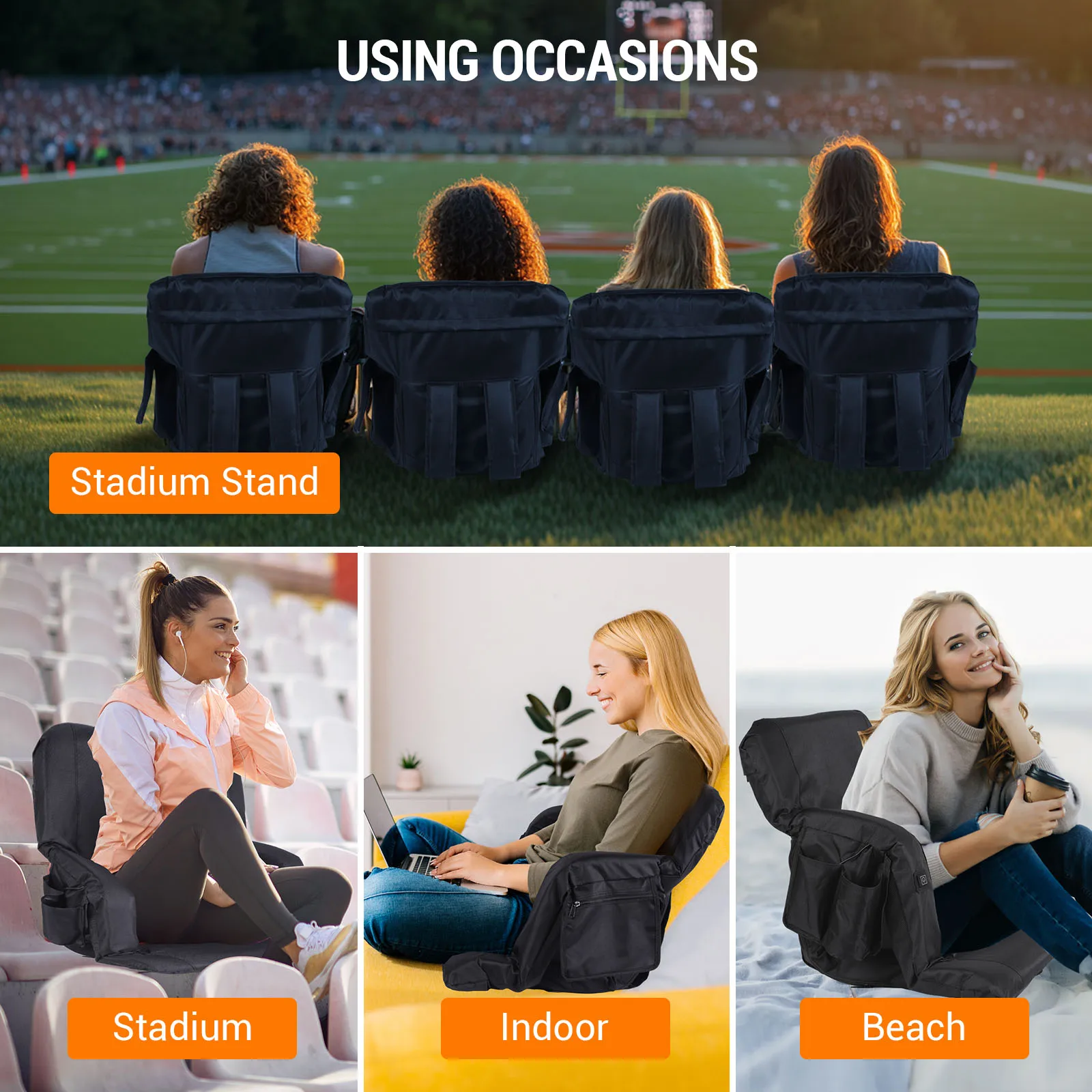Heated Stadium Seats 3 Speed Temperature Stadium Chair Cushion Folding Heated Stadium Seat Cushion Winter Warm Heated Seat Mat
Heated Stadium Seats 3 Speed Temperature Stadium Chair Cushion Folding Heated Stadium Seat Cushion Winter Warm Heated Seat Mat