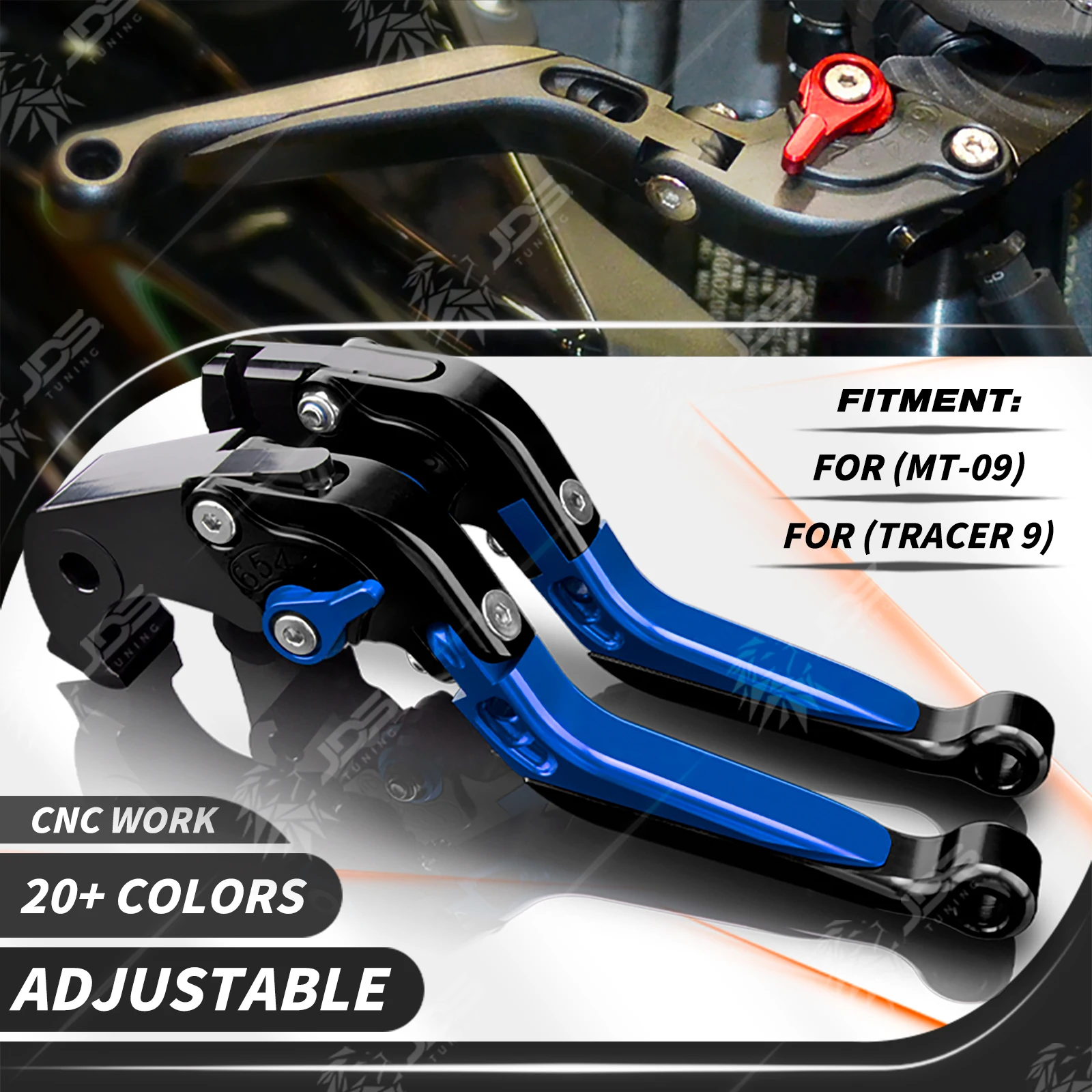 For Yamaha MT09/SP/TRACER9/GT Clutch Lever Brake Lever Set Adjustable Folding Handle Levers Accessories Parts
For Yamaha MT09/SP/TRACER9/GT Clutch Lever Brake Lever Set Adjustable Folding Handle Levers Accessories Parts