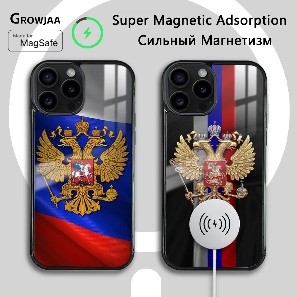 R-Russia Flag Phone Case For iPhone 16 15 14 13 12 11 Pro Max Plus Mini New Magsafe Mirror Wireless Magnetic Cover
R-Russia Flag Phone Case For iPhone 16 15 14 13 12 11 Pro Max Plus Mini New Magsafe Mirror Wireless Magnetic Cover