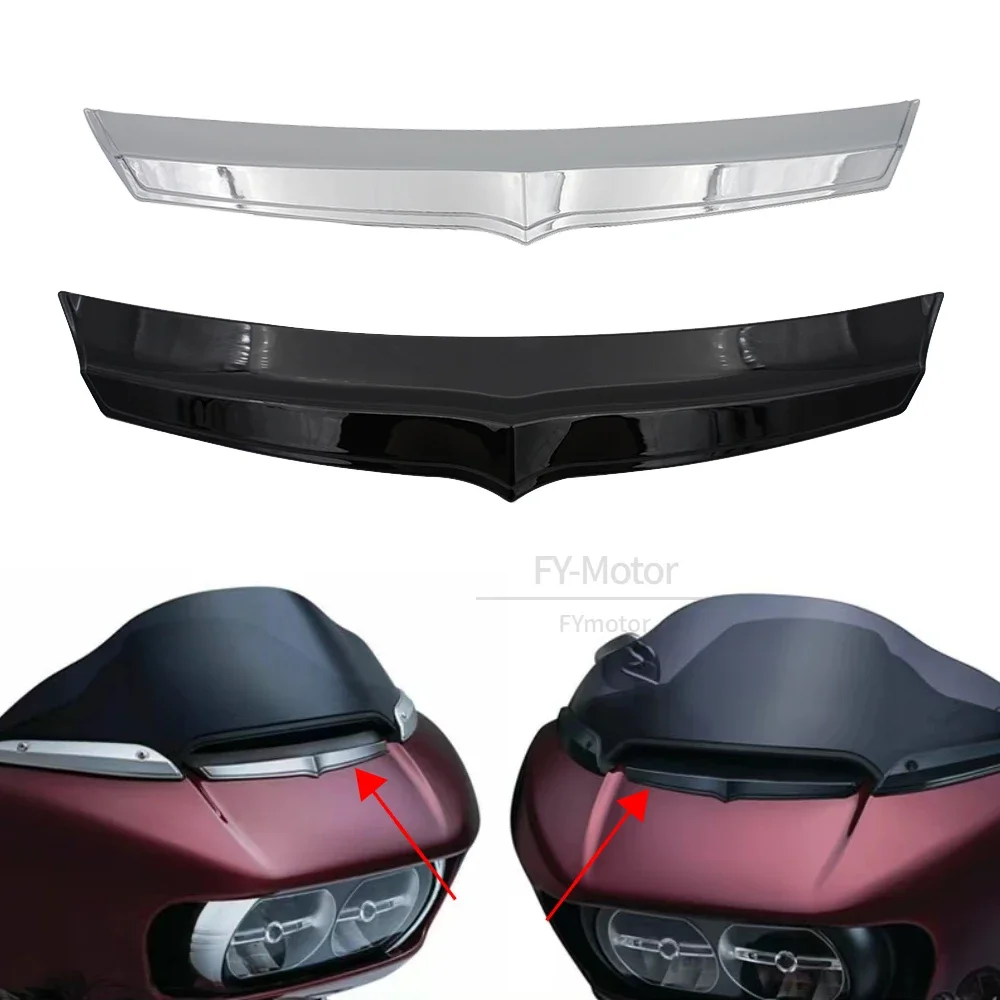 Motorcycle Front Fairing Air Flow Vent Accent Trim Black/Chrome ABS Plastic Fit For Harley Road Glide 2015 2016 2017 2018 2019
Motorcycle Front Fairing Air Flow Vent Accent Trim Black/Chrome ABS Plastic Fit For Harley Road Glide 2015 2016 2017 2018 2019