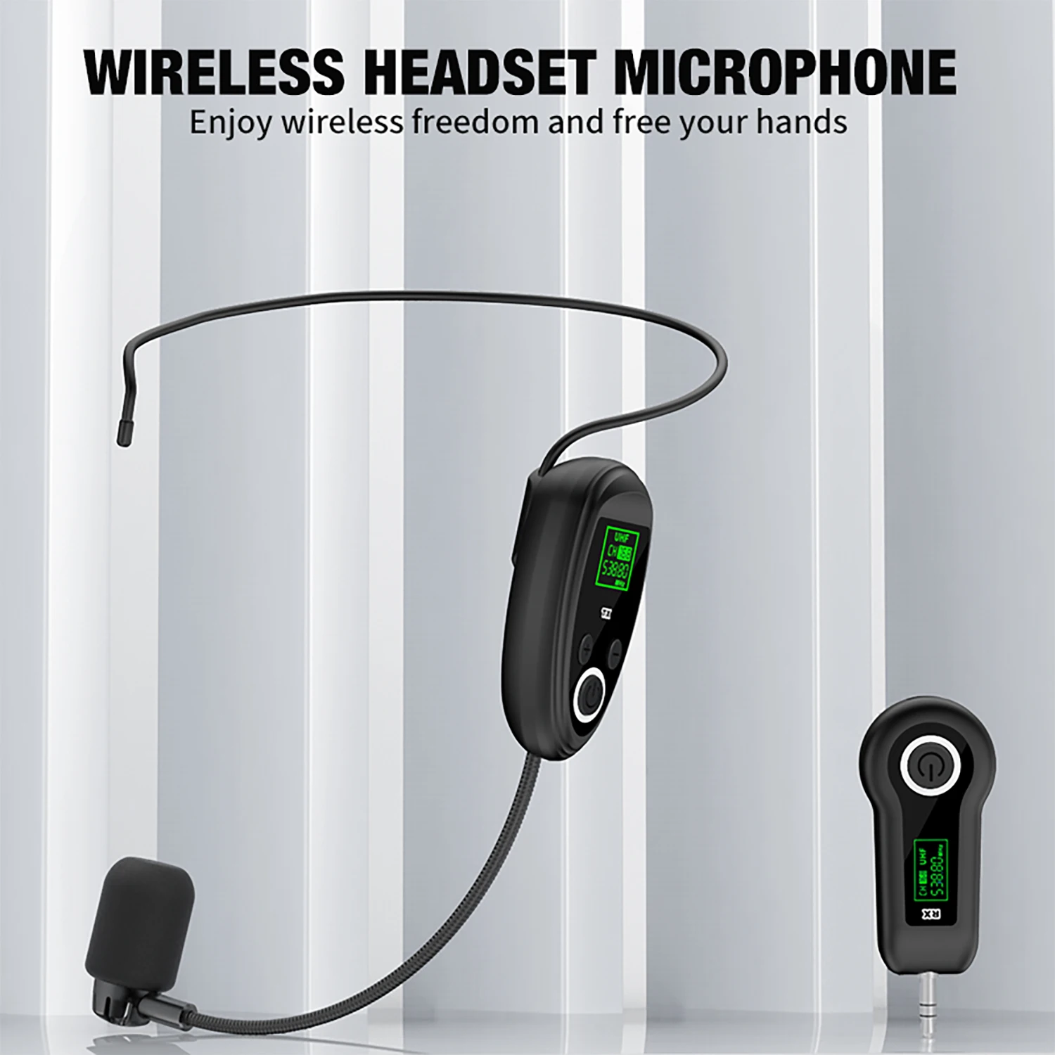 GAW-F11 Adjustable Wireless Microphone, Portable Headset Microphone for Teaching and Training, Tour Guide, Conference Speech
GAW-F11 Adjustable Wireless Microphone, Portable Headset Microphone for Teaching and Training, Tour Guide, Conference Speech