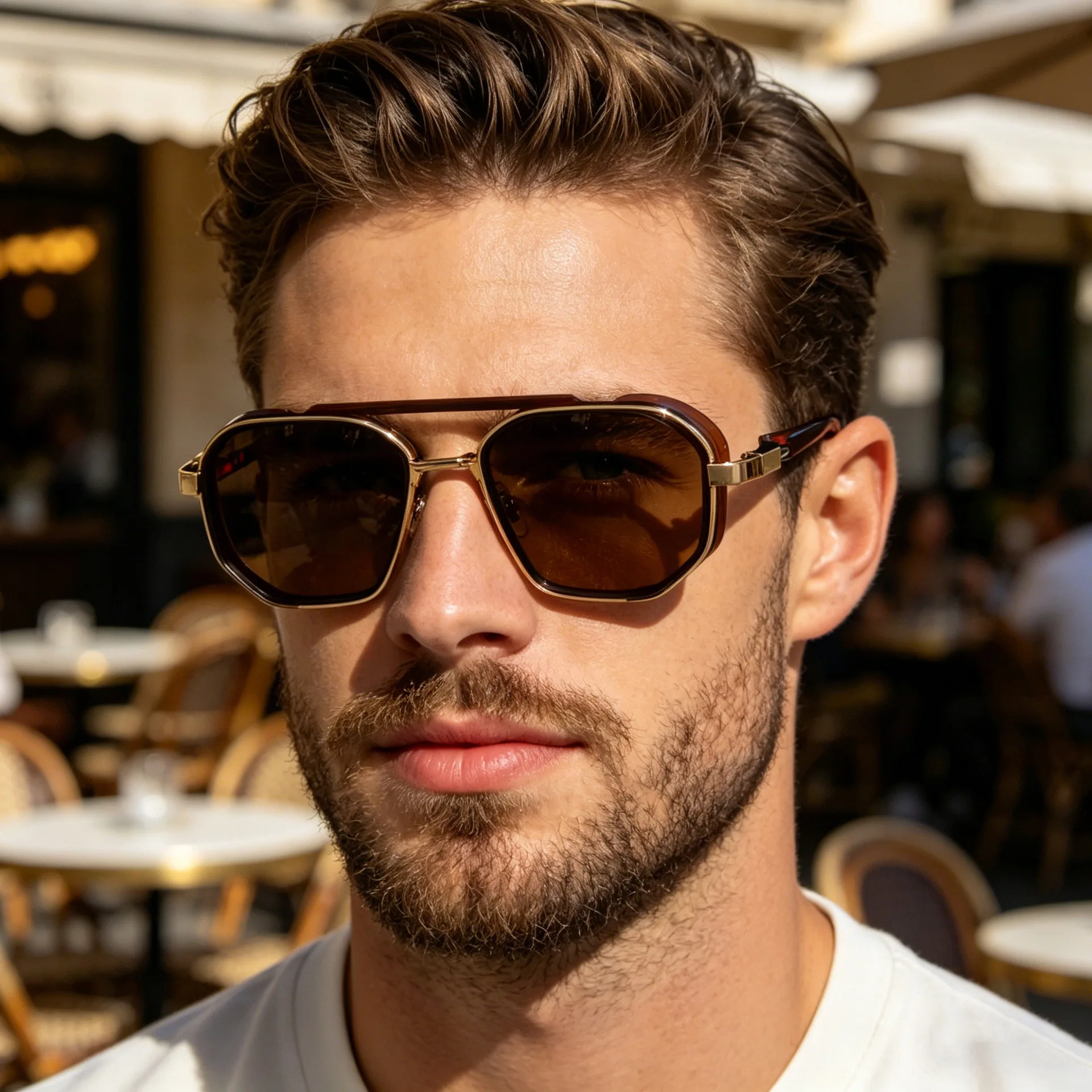 2026 New European and American Style Square Frame Sunglasses for Men Retro Double Bridge Spring Temples Punk Style Sunglasses
2026 New European and American Style Square Frame Sunglasses for Men Retro Double Bridge Spring Temples Punk Style Sunglasses