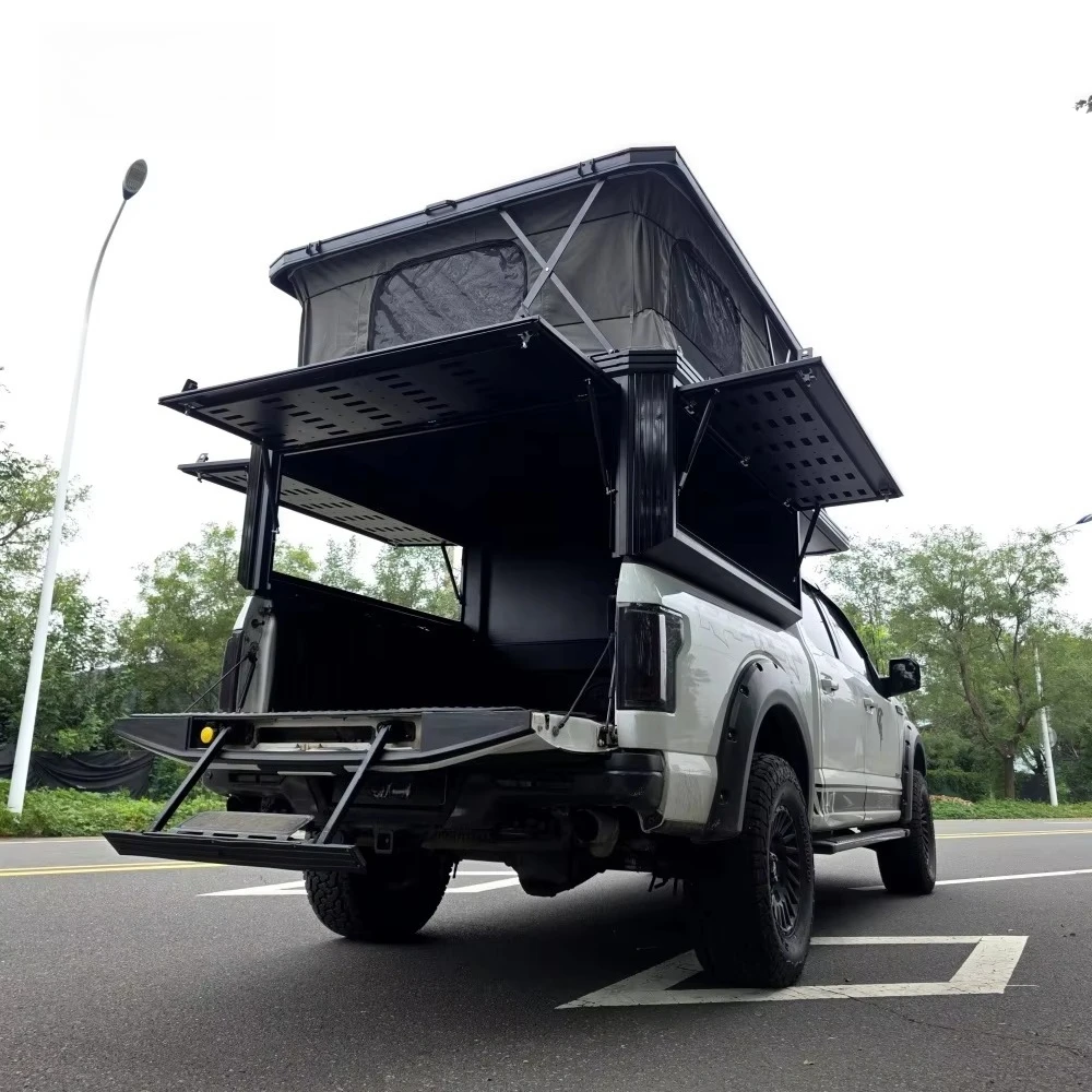 TP06W Custom Pop Up Hard Top Canopy - Aluminum Tent for Tune M1 Camper Truck
TP06W Custom Pop Up Hard Top Canopy - Aluminum Tent for Tune M1 Camper Truck