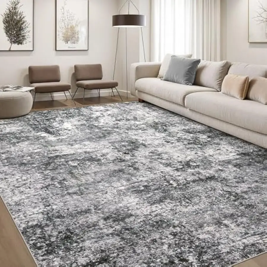 Area Rug Living Room Rugs - 8x10 Large Soft Indoor Neutral Modern Abstract Low Pile Washable Rug Carpet for Bedroom Dining Room
Area Rug Living Room Rugs - 8x10 Large Soft Indoor Neutral Modern Abstract Low Pile Washable Rug Carpet for Bedroom Dining Room